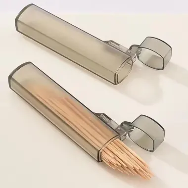 Hộp lưu trữ KANNERT, Hộp tăm trong suốt phân loại, Hộp đựng khăn bông Mini di động Du lịch gia đình