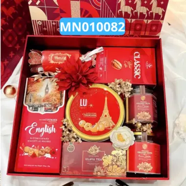 Hộp Quà Tết 2.026 Cao Cấp "Bính Ngọ Khai Xuân" – Quà Biếu Sang Trọng – Quà Tặng Doanh Nghiệp Maison Hana 4