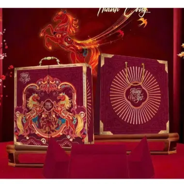 Hộp Quà Tết 2.026 Cao Cấp "Bính Ngọ Khai Xuân" – Quà Biếu Sang Trọng – Quà Tặng Doanh Nghiệp Maison Hana 6