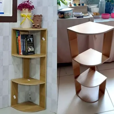 Kệ Sách Góc Tường Gỗ Decor Đa Năng Giá Rẻ Chỉ 119k - Để Học Tập Và Làm Việc 9 Kệ Sách Góc Tường Gỗ Decor Đa Năng Giá Rẻ Chỉ 119k - Để Học Tập Và Làm Việc 9
