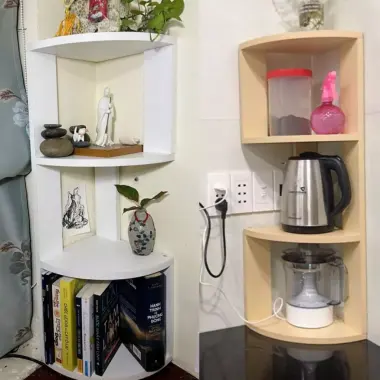 Kệ Sách Góc Tường Gỗ Decor Đa Năng Giá Rẻ Chỉ 119k - Để Học Tập Và Làm Việc 12 Kệ Sách Góc Tường Gỗ Decor Đa Năng Giá Rẻ Chỉ 119k - Để Học Tập Và Làm Việc 12