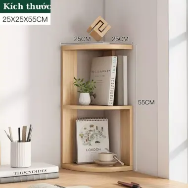 Kệ Sách Góc Tường Gỗ Decor Đa Năng Giá Rẻ Chỉ 119k - Để Học Tập Và Làm Việc 13 Kệ Sách Góc Tường Gỗ Decor Đa Năng Giá Rẻ Chỉ 119k - Để Học Tập Và Làm Việc 13