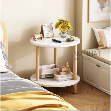 Kệ Trang Trí Đầu Giường & Phòng Khách - Bàn Trà 2 Tầng Mặt Tròn Giảm 22% còn 122.500đ 2 Kệ Trang Trí Đầu Giường & Phòng Khách - Bàn Trà 2 Tầng Mặt Tròn Giảm 22% còn 122.500đ 2