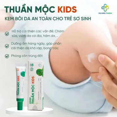 Kem Bôi Da Thuần Mộc Kids - Ngừa Rôm Sảy, Mẫn Ngứa, Mụn Nhọt, Hăm Da Chàm Sữa 4
