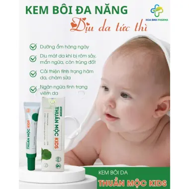 Kem Bôi Da Thuần Mộc Kids - Ngừa Rôm Sảy, Mẫn Ngứa, Mụn Nhọt, Hăm Da Chàm Sữa 8
