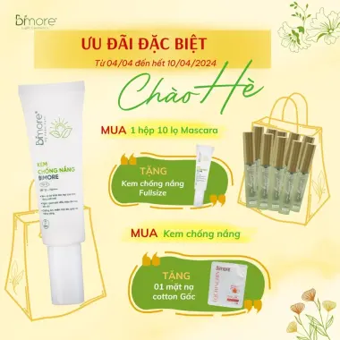 Kem chống nắng Bimore SPF35 PA+++ ngăn tia UVA UVB dưỡng da chỉ 239k 6