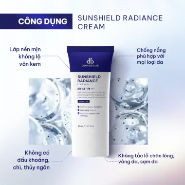 Kem Chống Nắng Demodexlab Sunshield Radiance 30ml Giá Rẻ Chỉ 500k - Bảo Vệ Da Tối Ưu