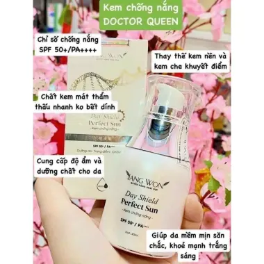 Kem chống nắng Doctor Queen , Kem chống nắng DAY SHIELD PERFECT SUN ( mẫu mới ) 6 Kem chống nắng Doctor Queen , Kem chống nắng DAY SHIELD PERFECT SUN ( mẫu mới ) 6