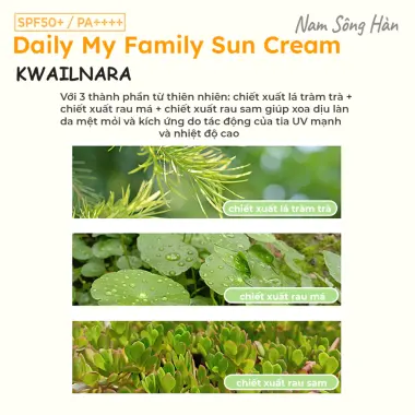 Kem Chống Nắng Gia Đình SPF 50+ 120g - Bảo Vệ Toàn Diện Daily& My Family Giảm Giá 9 Kem Chống Nắng Gia Đình SPF 50+ 120g - Bảo Vệ Toàn Diện Daily& My Family Giảm Giá 9