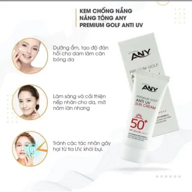 Kem Chống Nắng Hàn Quốc Chính Hãng ANY PREMIUM GOLF ANTI UV - Nâng Tông Giá Shock 240k 3