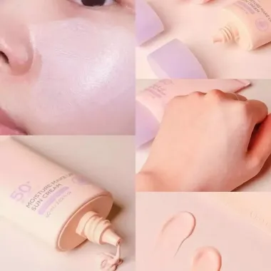 Kem chống nắng Holika Holika Hàn Quốc không trôi nâng tone dưỡng da ẩm cho da mặt SPF50+ PA++++ 5