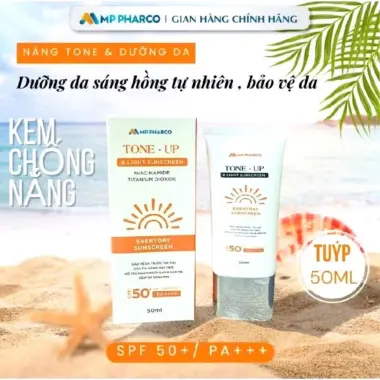 Kem chống nắng nâng tone dưỡng trắng da 2