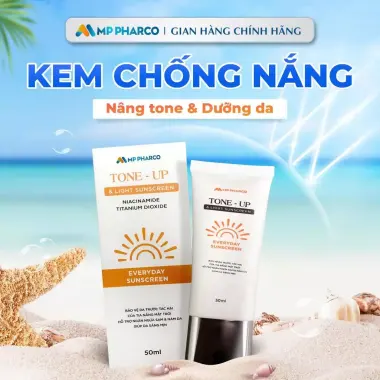 Kem Chống Nắng Nâng Tông Kiêm Dưỡng Da MP Pharco 50ML Giá Rẻ 125k 2