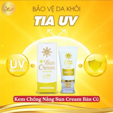 Kem Chống Nắng Sun Cream Plus Vip White Giảm 25% - Chỉ 95.000đ Chính Hãng Bảo Vệ Da