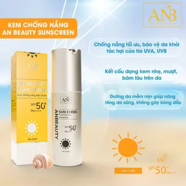 Kem chống nắng Tâm An giá rẻ - Nâng tông, Sáng da, UV Protection SPF50+, PA++++ 239k 8