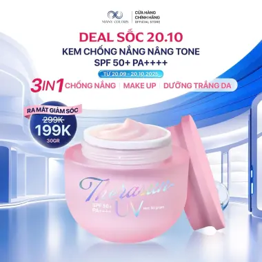 Kem Chống Nắng Therasun 3in1 SPF50+ - Nâng Tone, Dưỡng Trắng, Chỉ 188k! 2