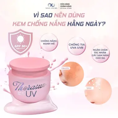 Kem Chống Nắng Therasun 3in1 SPF50+ - Nâng Tone, Dưỡng Trắng, Chỉ 188k! 4