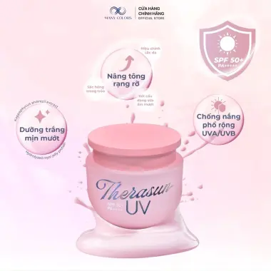 Kem Chống Nắng Therasun 3in1 SPF50+ - Nâng Tone, Dưỡng Trắng, Chỉ 188k! 5