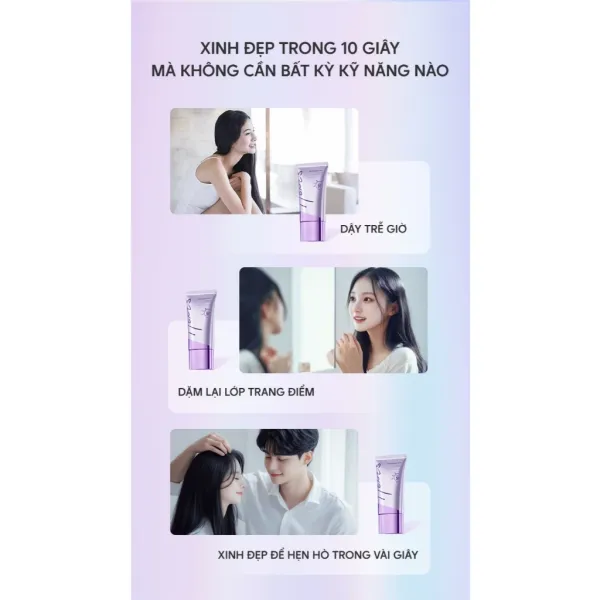 Kem lười chống nắng HEXZE SPF50 PA+++: Thành phần, công dụng và cách bảo vệ da sáng hồng