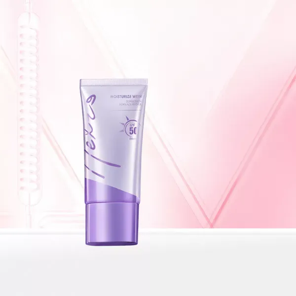 Hình ảnh sản phẩm Kem lười chống nắng nâng tone HEXZE 50ml SPF50 PA+++, bảo vệ da cho làn da sáng hồng