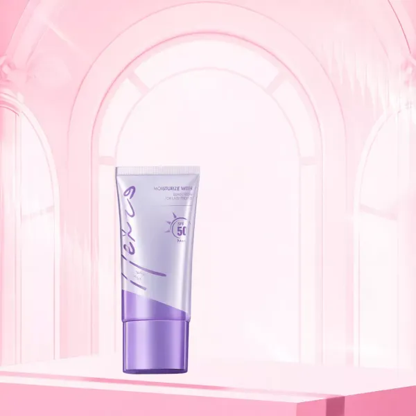 Hình ảnh sản phẩm Kem lười chống nắng nâng tone HEXZE 50ml SPF50 PA+++, bảo vệ da cho làn da sáng hồng
