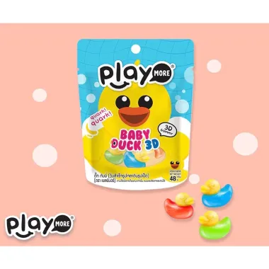 Kẹo Dẻo Play More Thái Lan Vị Trái Cây Giảm Giá 39k Còn 30k Gói 48g 4
