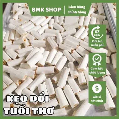 Kẹo dồi lạc truyền thống Đặc sản tuổi thơ Nam Định giòn rụm chỉ 20.000đ