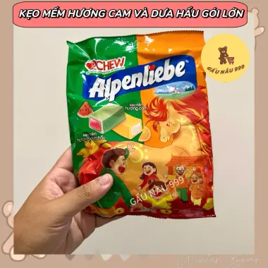 Kẹo mềm Eclairs Caramel Socola chảy 63g và kẹo cứng Alpenliebe gói LỚN ngọt ăn vặt 21 Kẹo mềm Eclairs Caramel Socola chảy 63g và kẹo cứng Alpenliebe gói LỚN ngọt ăn vặt 21