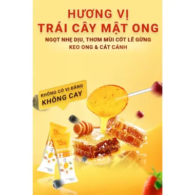 Kẹo Mút Keo Ong EXTRA Happy Vitamin - Vitamin Trái Cây Hữu Cơ NOVIKA Giảm Giá 25k 8