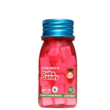 Kẹo Ngậm Cube Candy Hương Trái Cây Vị Bạc Hà Mát Thơm Miệng Giảm 25000đ/Lọ 23g 7