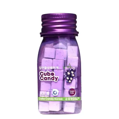 Kẹo Ngậm Cube Candy Hương Trái Cây Vị Bạc Hà Mát Thơm Miệng Giảm 25000đ/Lọ 23g 11