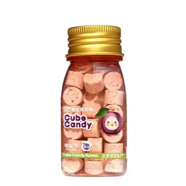 Kẹo Ngậm Cube Candy Hương Trái Cây Vị Bạc Hà Mát Thơm Miệng Giảm 25000đ/Lọ 23g 15