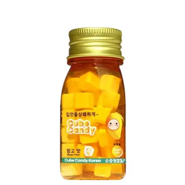 Kẹo Ngậm Cube Candy Hương Trái Cây Vị Bạc Hà Mát Thơm Miệng Giảm 25000đ/Lọ 23g 16