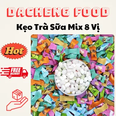 Kẹo Trà Sữa Không Đường Mix 8 Vị Dacheng Food - Giảm Giá 25998đ, Ăn Vặt Ngon 2 Kẹo Trà Sữa Không Đường Mix 8 Vị Dacheng Food - Giảm Giá 25998đ, Ăn Vặt Ngon 2