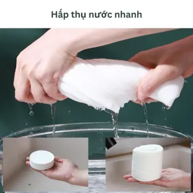 Khăn Giấy Nén Rửa Mặt Hàn Quốc Cao Cấp - Tiện Lợi Du Lịch Công Tác Giá 13500đ 8 Khăn Giấy Nén Rửa Mặt Hàn Quốc Cao Cấp - Tiện Lợi Du Lịch Công Tác Giá 13500đ 8