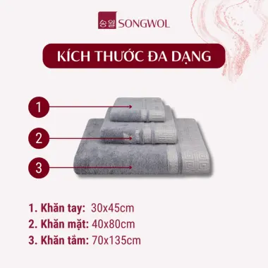 Khăn mặt to cao cấp chính hãng Songwol Lattice - Khăn tắm Lattice sợi tre kháng khuẩn ngừa nấm mốc 7 Khăn mặt to cao cấp chính hãng Songwol Lattice - Khăn tắm Lattice sợi tre kháng khuẩn ngừa nấm mốc 7