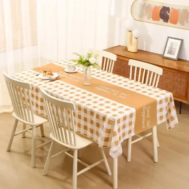 Khăn trải bàn caro chất liệu PVC không thấm nước dùng làm phông nền chụp ảnh picnic