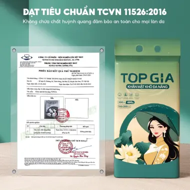 Khăn Vải Khô Đa Năng Top Gia Sắc Việt - Rút Treo Tường An Toàn Cho Da - 200 Tờ Giá Tốt 164k 6