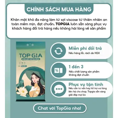 Khăn Vải Khô Đa Năng Top Gia Sắc Việt - Rút Treo Tường An Toàn Cho Da - 200 Tờ Giá Tốt 164k 10