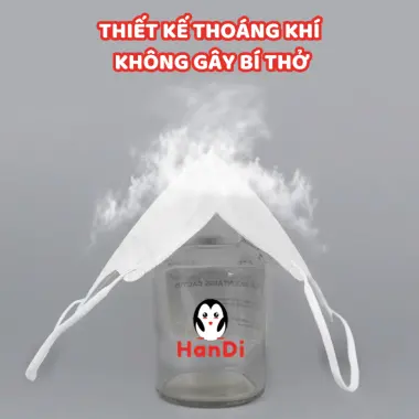 Khẩu trang 5D HanDi 3 lớp kháng khuẩn chống bụi mịn giá rẻ chỉ 179k hộp 600 chiếc 3 Khẩu trang 5D HanDi 3 lớp kháng khuẩn chống bụi mịn giá rẻ chỉ 179k hộp 600 chiếc 3