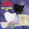 Khẩu trang 5D người lớn cao cấp chống UV chính hãng - 100 chiếc chỉ 60k 2