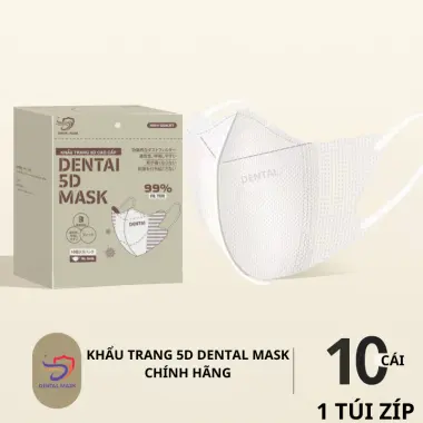 Khẩu trang 5D người lớn cao cấp chống UV chính hãng - 100 chiếc chỉ 60k 7