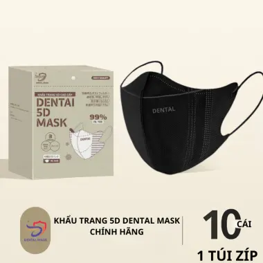 Khẩu trang 5D người lớn cao cấp chống UV chính hãng - 100 chiếc chỉ 60k 8