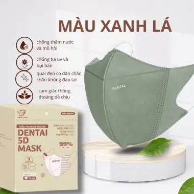 Khẩu trang 5D người lớn cao cấp chống UV chính hãng - 100 chiếc chỉ 60k 11