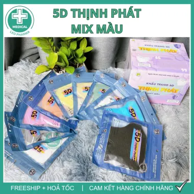 Khẩu Trang 5D Thịnh Phát Chính Hãng 3 Lớp Dễ Thở Kháng Khuẩn - Giảm 23% Chỉ 41.000đ/Set 200 Cái 22
