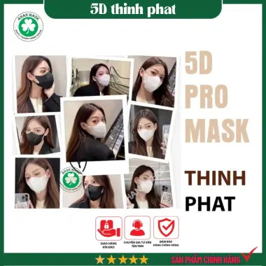 Khẩu Trang 5D Thịnh Phát Kháng Khuẩn - 3 Lớp Lọc Bụi Mịn Cao Cấp Giá Rẻ 32k/Cái 4 Khẩu Trang 5D Thịnh Phát Kháng Khuẩn - 3 Lớp Lọc Bụi Mịn Cao Cấp Giá Rẻ 32k/Cái 4