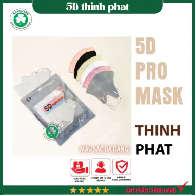 Khẩu Trang 5D Thịnh Phát Kháng Khuẩn - 3 Lớp Lọc Bụi Mịn Cao Cấp Giá Rẻ 32k/Cái 6 Khẩu Trang 5D Thịnh Phát Kháng Khuẩn - 3 Lớp Lọc Bụi Mịn Cao Cấp Giá Rẻ 32k/Cái 6