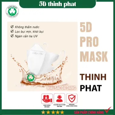 Khẩu Trang 5D Thịnh Phát Kháng Khuẩn - 3 Lớp Lọc Bụi Mịn Cao Cấp Giá Rẻ 32k/Cái 7 Khẩu Trang 5D Thịnh Phát Kháng Khuẩn - 3 Lớp Lọc Bụi Mịn Cao Cấp Giá Rẻ 32k/Cái 7