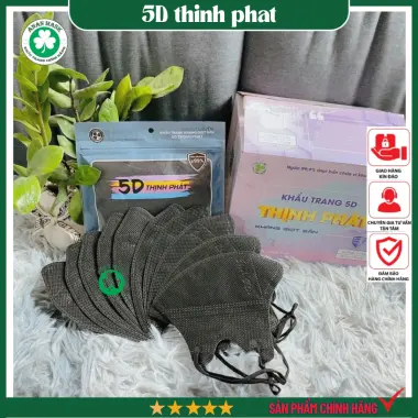 Khẩu Trang 5D Thịnh Phát Kháng Khuẩn - 3 Lớp Lọc Bụi Mịn Cao Cấp Giá Rẻ 32k/Cái 21 Khẩu Trang 5D Thịnh Phát Kháng Khuẩn - 3 Lớp Lọc Bụi Mịn Cao Cấp Giá Rẻ 32k/Cái 21