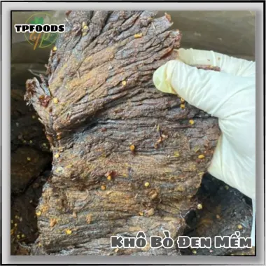 KHÔ BÒ ĐEN MỀM ĐÀ NẴNG TPFOODS - Thịt Bò Sạch, Ướp Từng Miếng Mềm Thơm 200g Giá Cực Tốt 6 KHÔ BÒ ĐEN MỀM ĐÀ NẴNG TPFOODS - Thịt Bò Sạch, Ướp Từng Miếng Mềm Thơm 200g Giá Cực Tốt 6